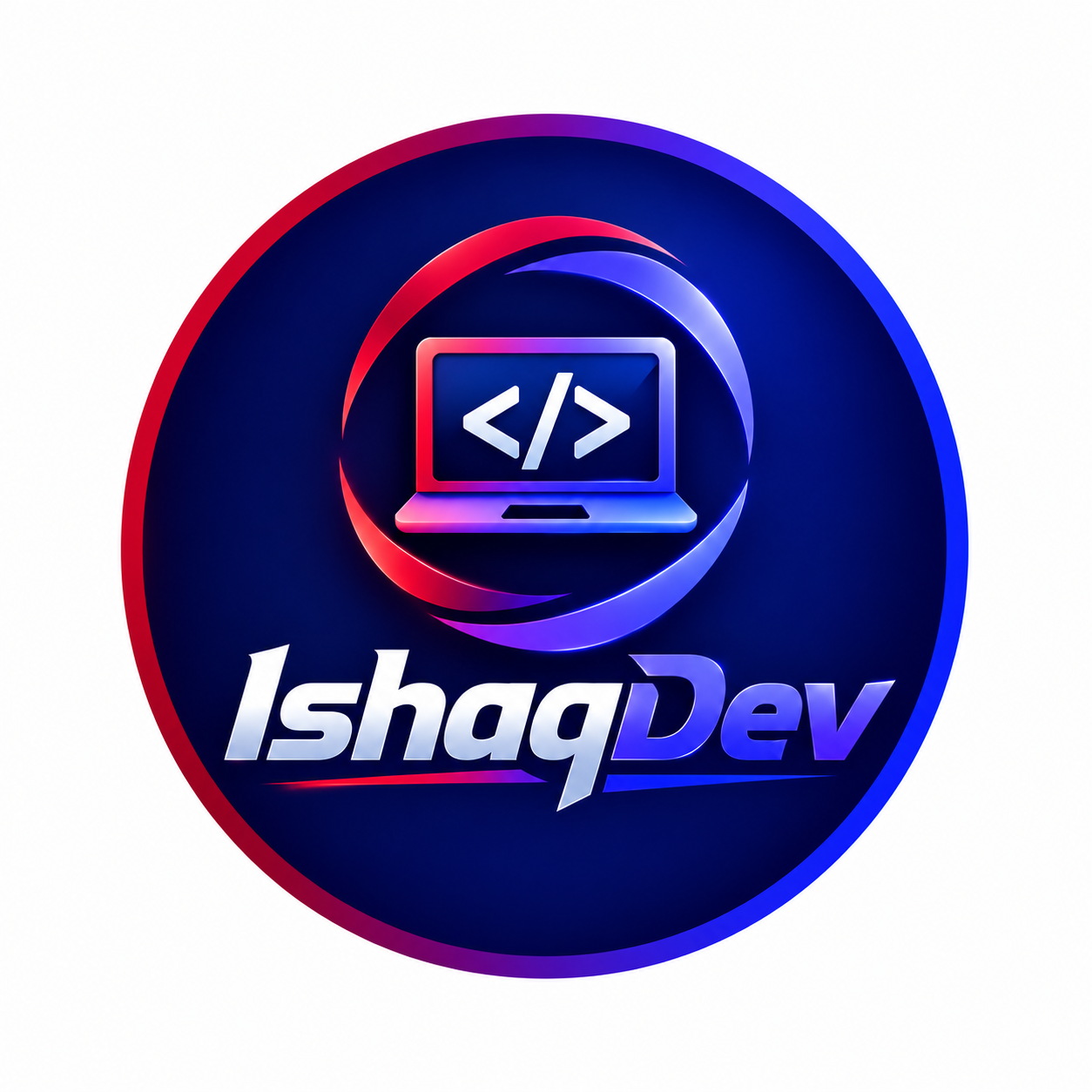 IshaqDeveloper Logo